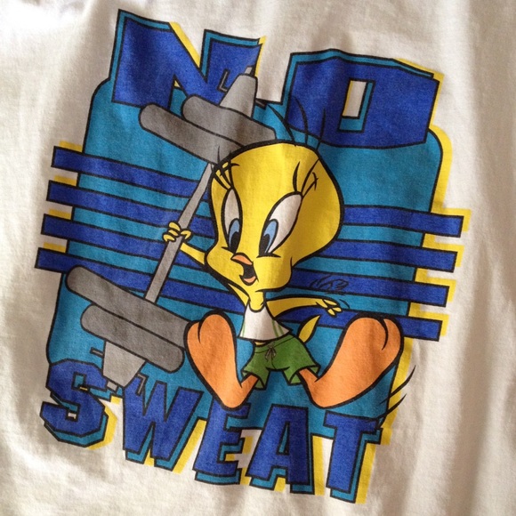 Vintage 90s looney tunes muscle tank - Picture 3 of 4