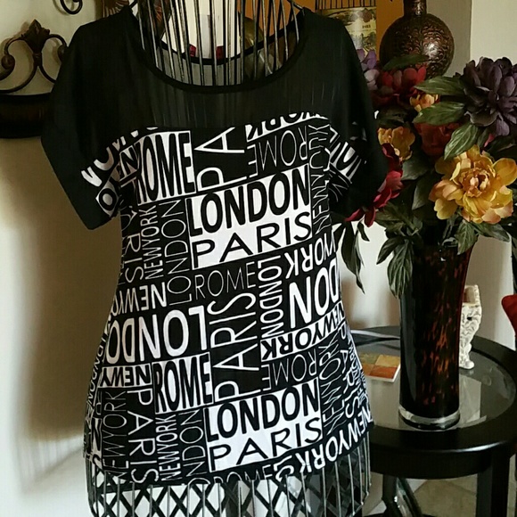 SOLD New York ,Paris Gorgeous shirt