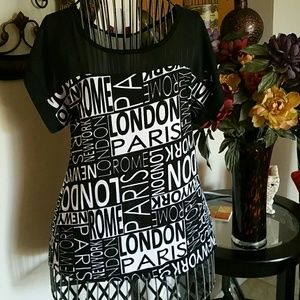 SOLD New York ,Paris Gorgeous shirt