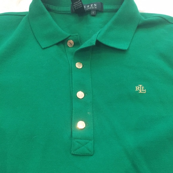 Nwt Kelly Green Lauren by Ralph Womens polo