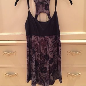 NWOT Hurley printed cotton tunic tank top