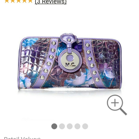 Floral Checkbook Wallet