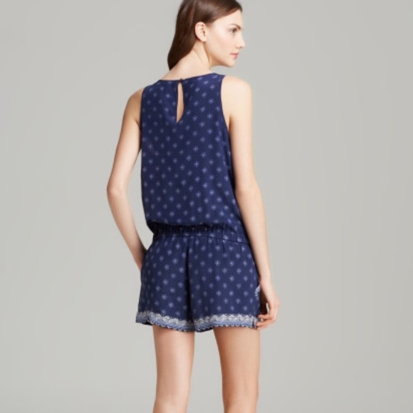 Joie Navy Paisley Romper - Picture 2 of 4