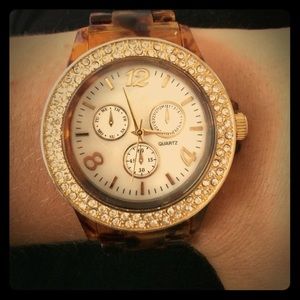 Tortoise shell watch