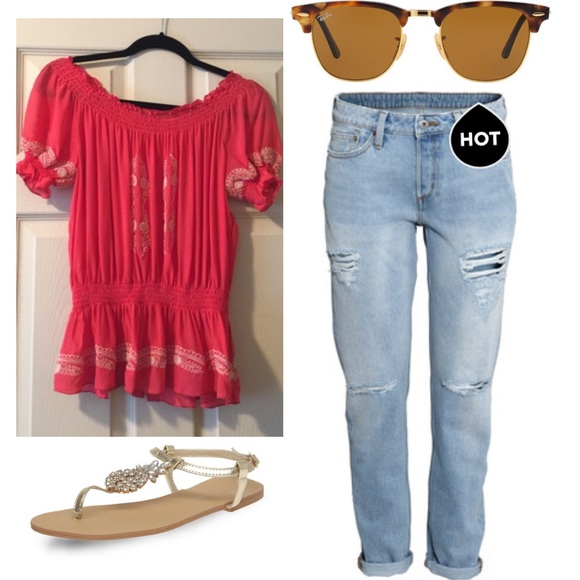 Joie Peasant Top