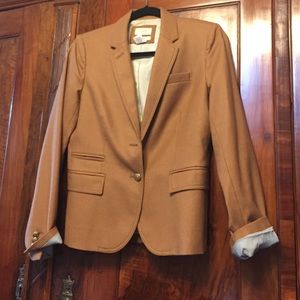 Sz 4 Camel Colored JCrew Schoolboy Blazer