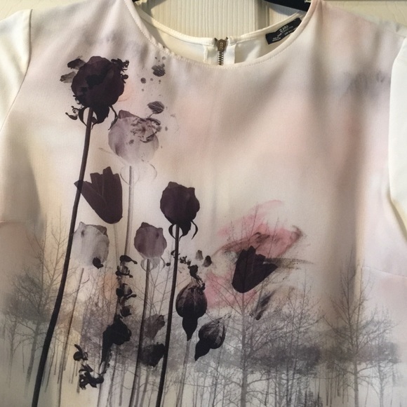 Zara Black and White Top - Picture 2 of 4