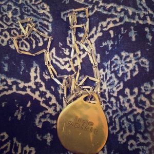 Urban Outfitters "Free Spirit" Pendant Necklace