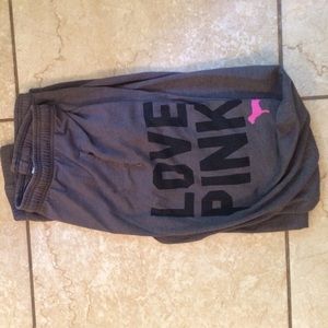GRAY VICTORIAS SECRET SWEATPANTS