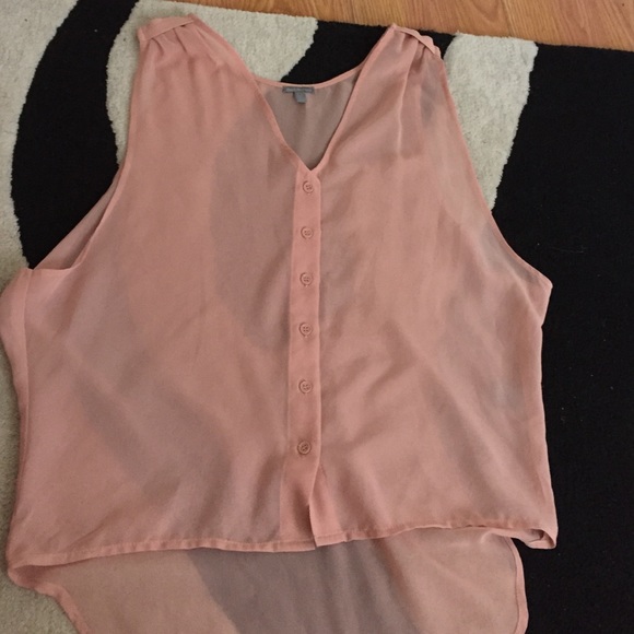 Sheer High-Low Charlotte Russe Top