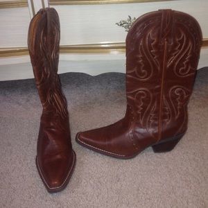 Brown Cowgirl boots!