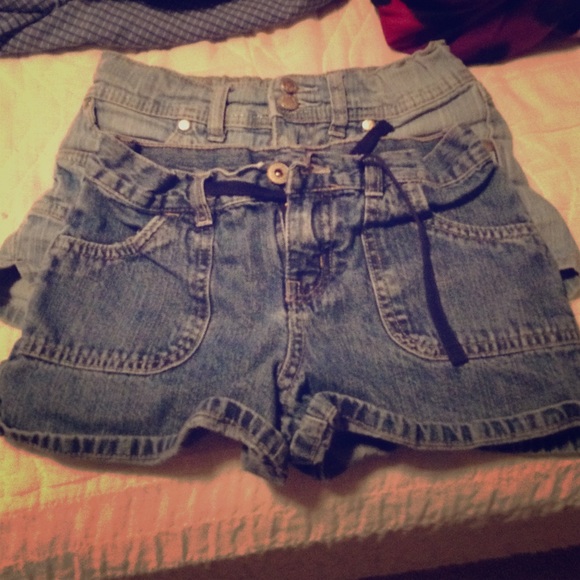 2 pair of girl shorts