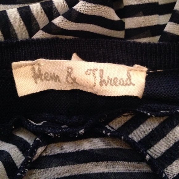 Hem&Thread Sheer back cardigan - Picture 4 of 4