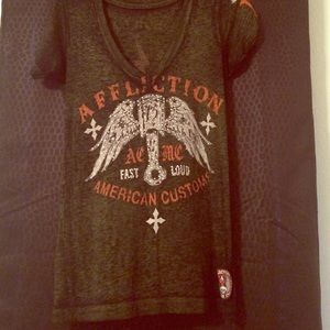 Affliction V neck