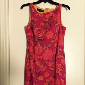 floral print sleeveless dress