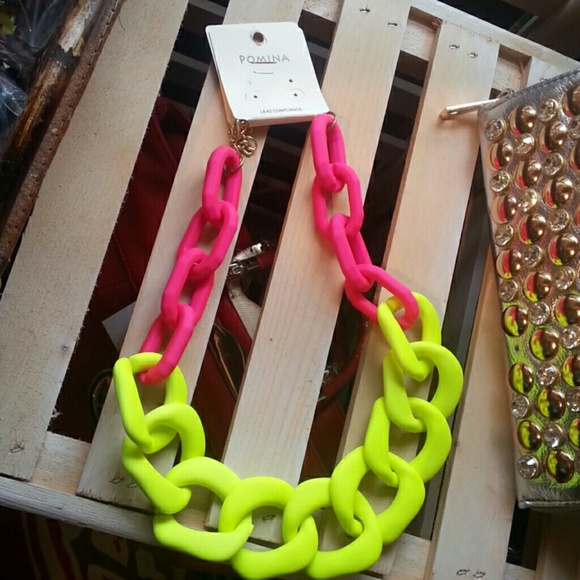 Necklace neon colors for summer