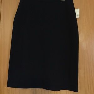 Black Knit Skirt