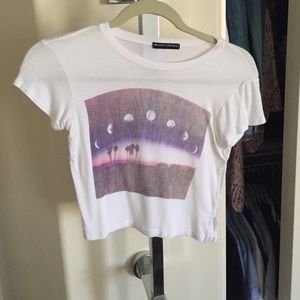 Moon with palm tree shirts