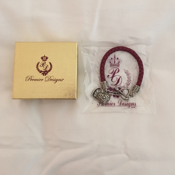Other Jewelry - Premier Designs leather bracelet