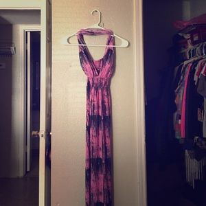 Long summer maxi dress