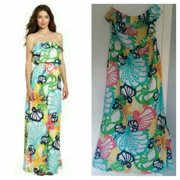 110🅿 🅿 Lilly Pulitzer Chiquita Bonita maxi dress