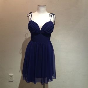 Noir by Lazaro royal blue dress