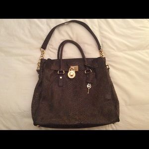 Michael Kors Hamilton leather tote