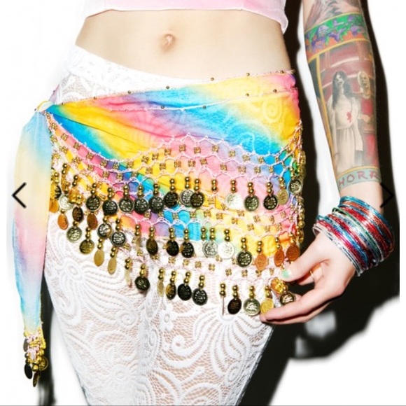 Dollskill Rainbow Gypsy Skirt