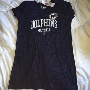 Nfl team apparel Dolphins football shirt