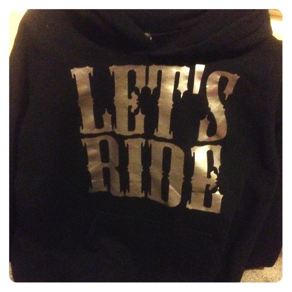 Let's Ride cowgirl hoodie