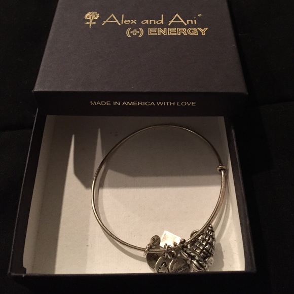 Alex & Ani cornucopia silver bracelet