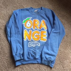Light Blue Orange Stingray Sweatshirt