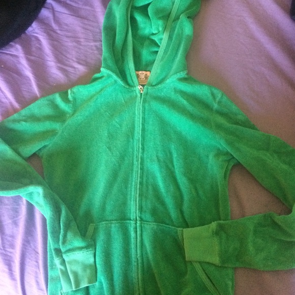 Juicy green zip up