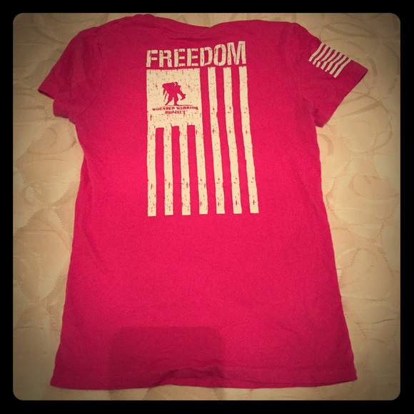 Pink wounded warrior shirt