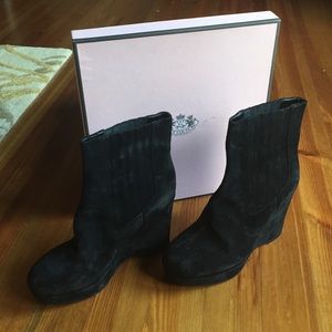Juicy Couture black suede boots! Brand New!