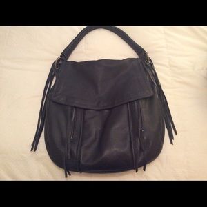Christopher Kon black leather hobo