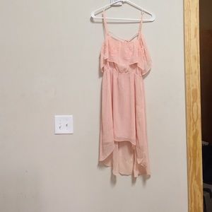 Pink sheer forever21 dress
