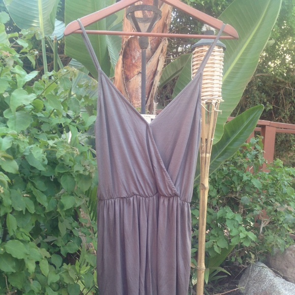 Sexy Charcoal Grey Romper