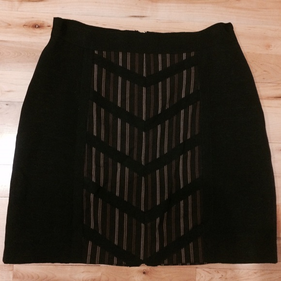 ❗HP ️SALE Grosgrain ribbon and striped panel skirt - Picture 2 of 4