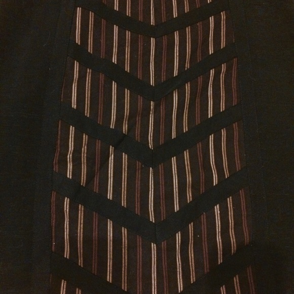 ❗HP ️SALE Grosgrain ribbon and striped panel skirt - Picture 3 of 4