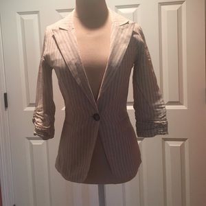 Charlotte Russe tan blazer