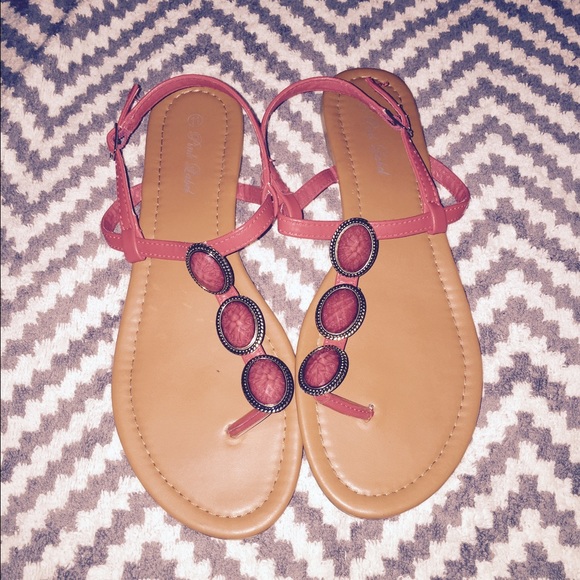 Red Jewel Sandals