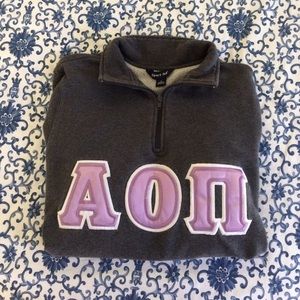 AOII Quarter Zip Fleece