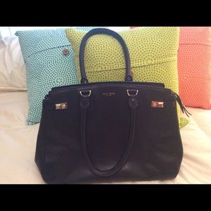 Henri Bendel Carlyle large black tote