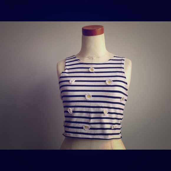 Daisy crop top