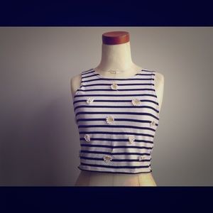 Daisy crop top