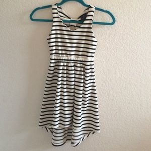 Black and white striped Dress