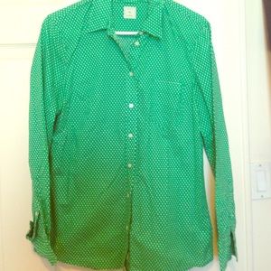 Print cotton button down