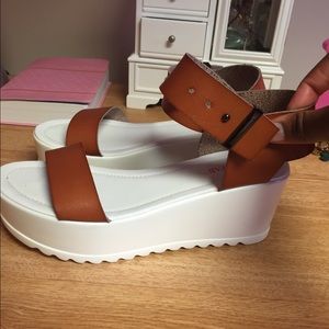 Just Fab Flatform Sandals