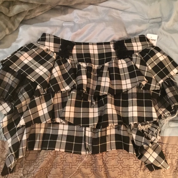 Black and white skirt